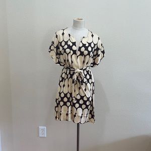 Diane Von Furstenberg Brown & Tan Patterned Dress